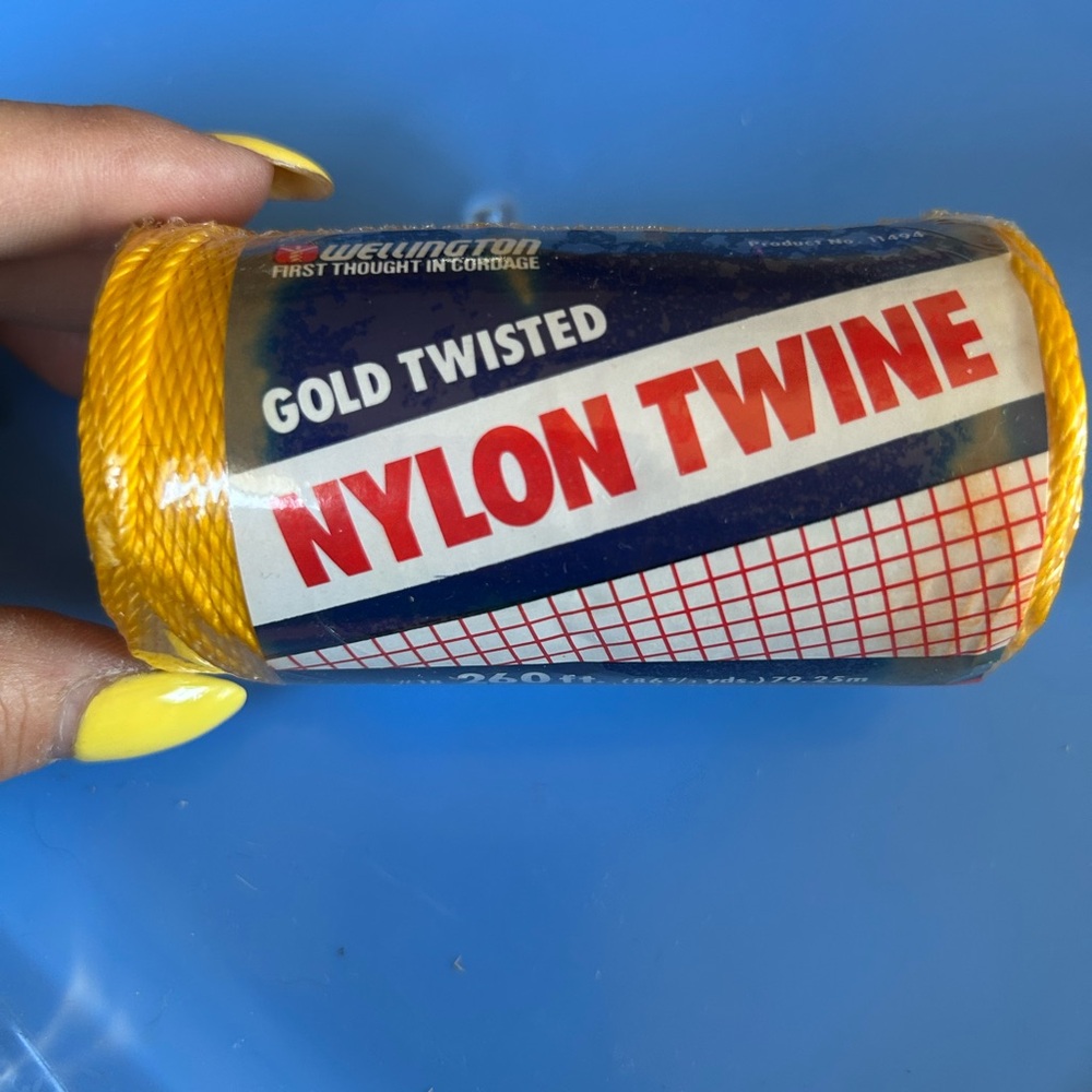 Wellington Gold Twisted Nylon Twine